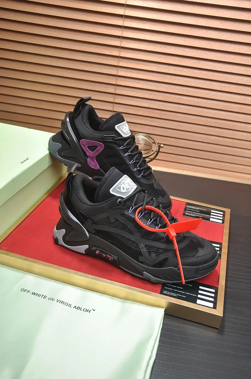 Men's men's shoes💰660💶【off-white】👫 Original one-to-one replica, high-end quality🥳The latest model has not been listed on the official website yet, the top version. Fabric: Imported open-edge beaded laminated leather Lining: Imported breathable mesh Outsole: New material imported TPU combination sole Male 38-44 (customized at 45)
